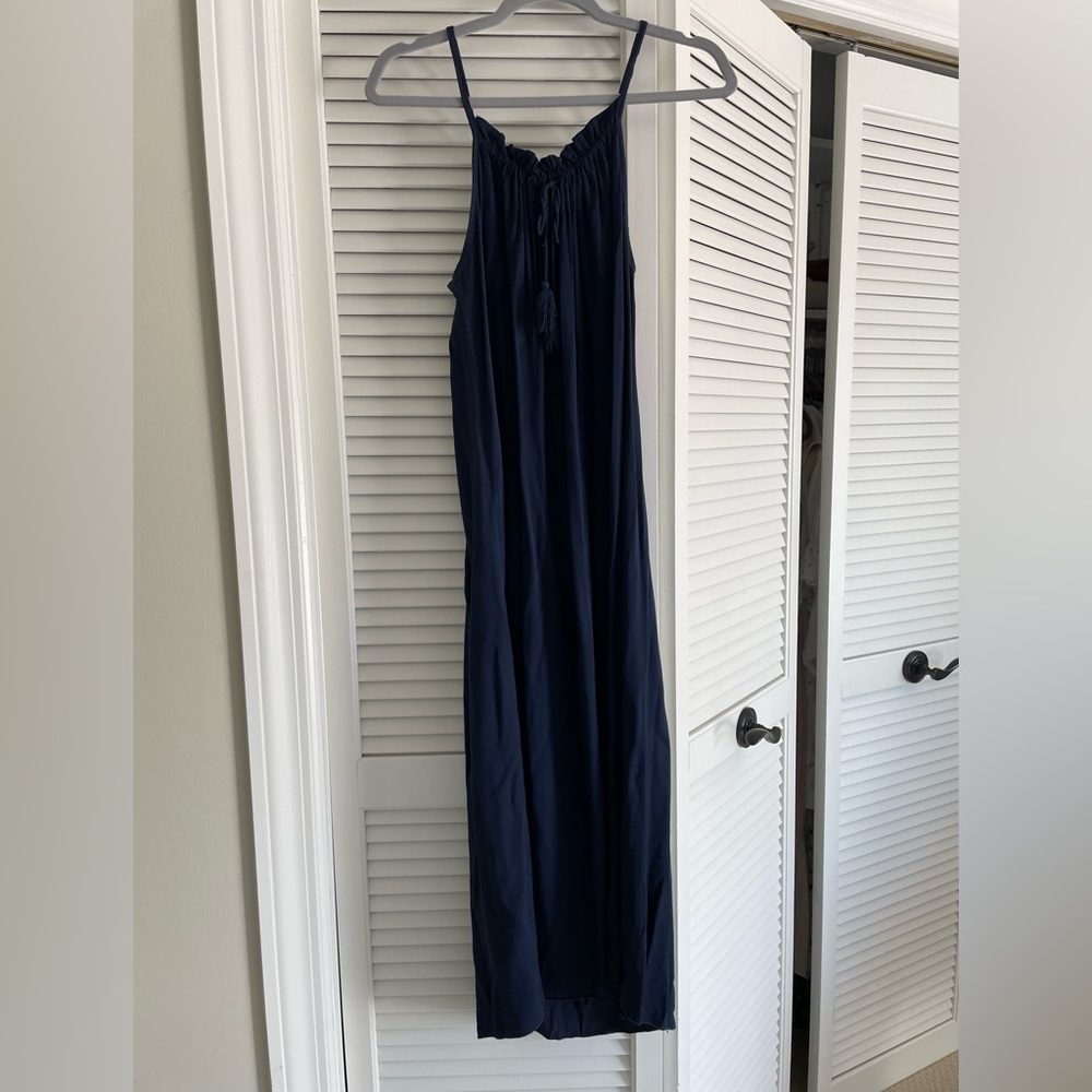 Blue jumpsuit